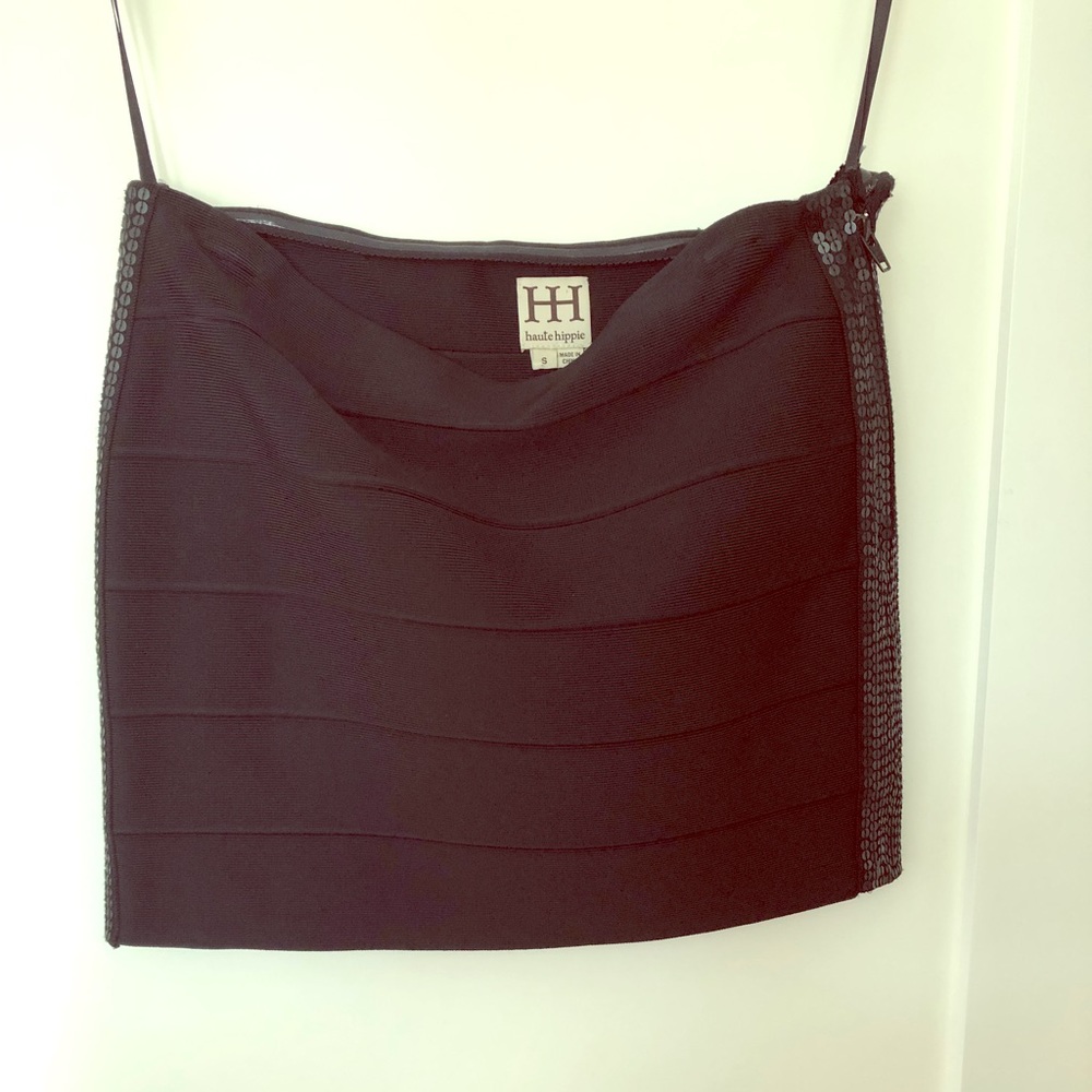 Haute Hippie black skirt